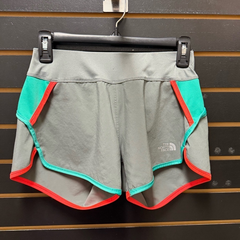The North Face FlashDry Running Shorts Gray/Teal/Red XS